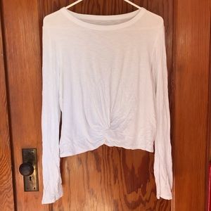 Aerie real soft tie wrapped front long sleeve